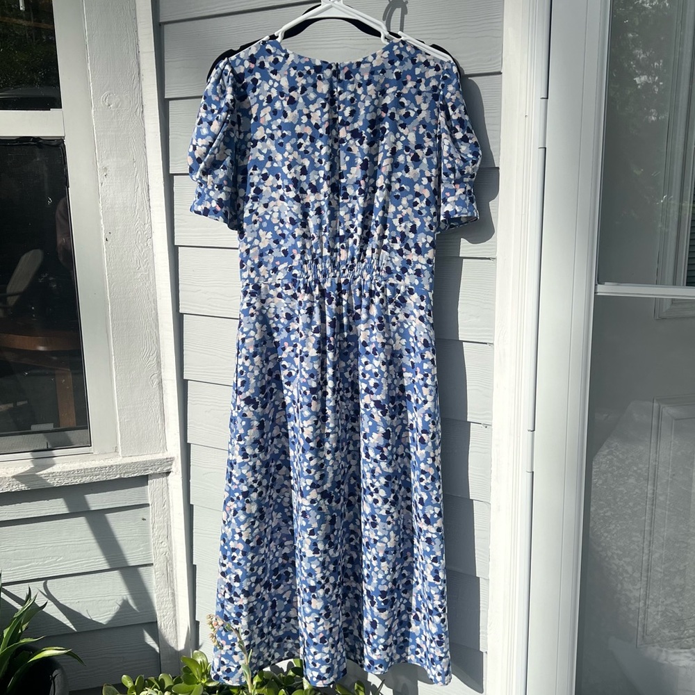 Vince Camuto, patterned, midi dress
